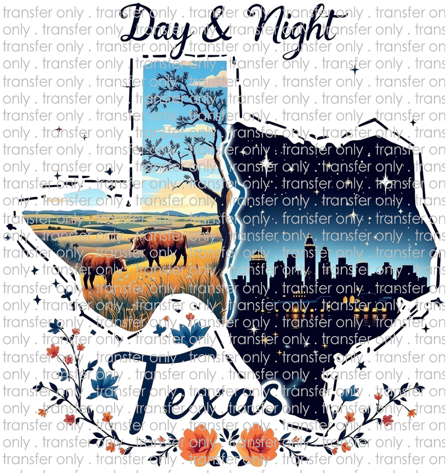 TX 174 Texas By Day and By Night