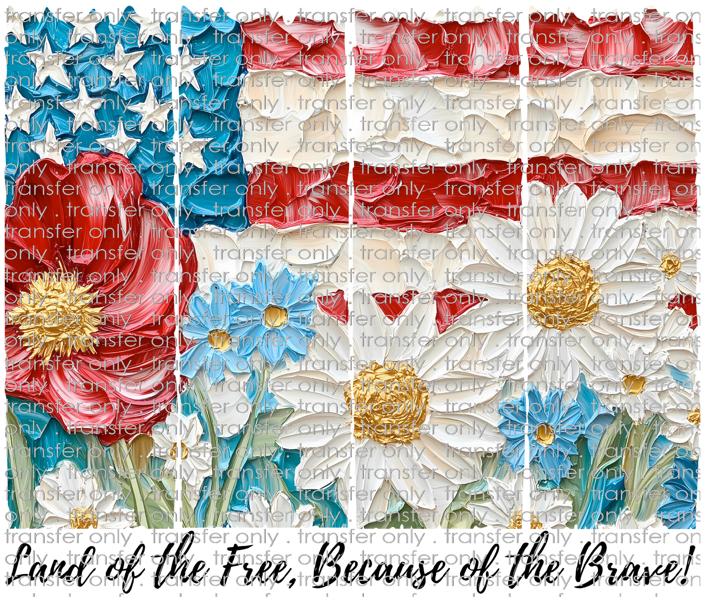 USA 269 American Flag with Flowers