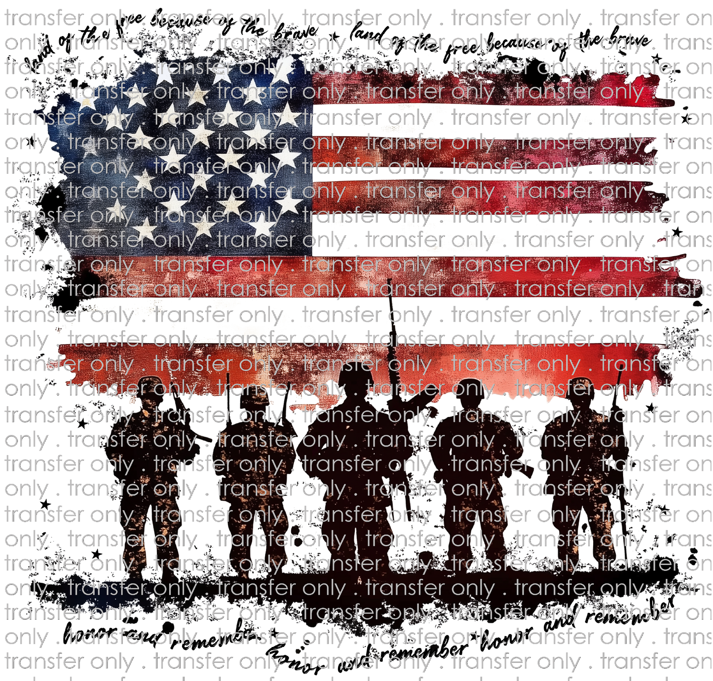 USA 272 Soldiers Standing in Front of Flag