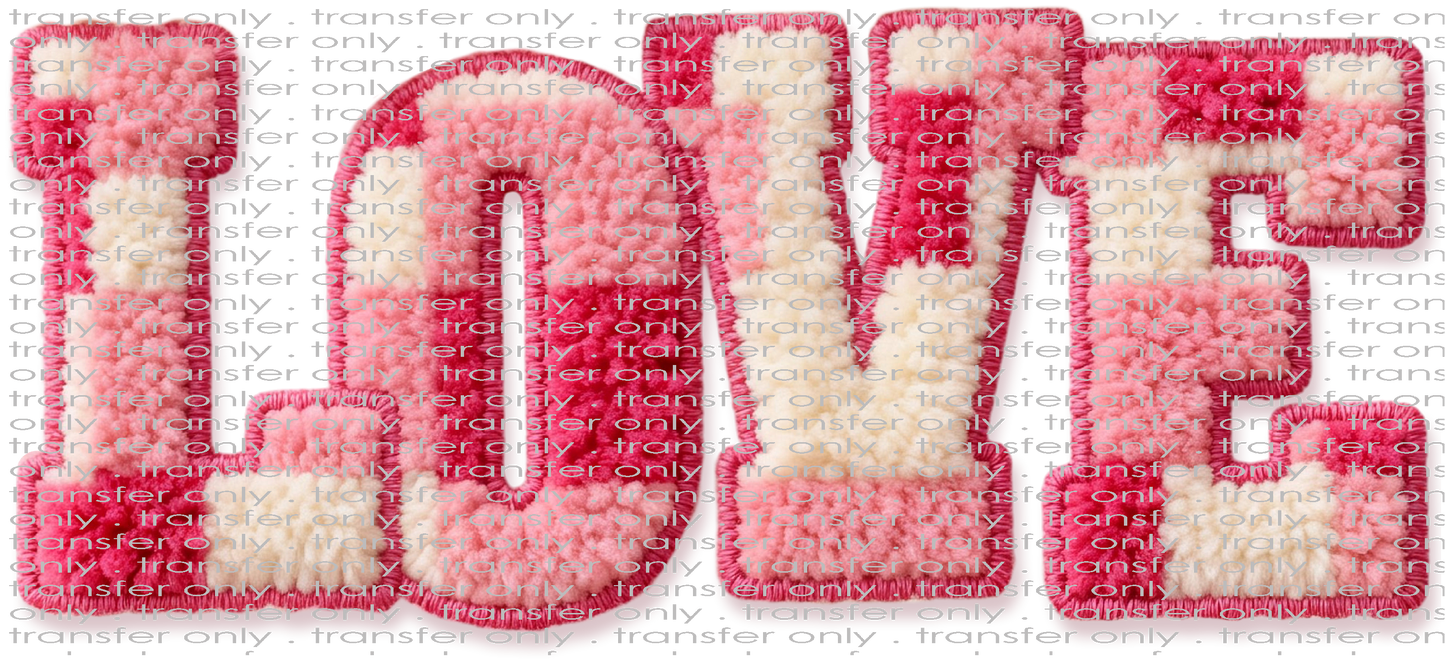 VAL 452 Faux Crochet LOVE