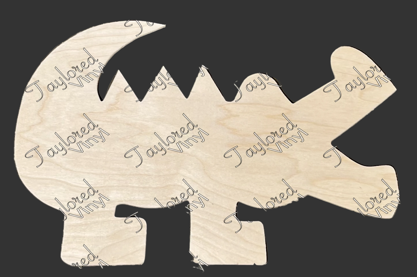 PC42 - Cartoon Alligator - 1/4" Plywood Cutout