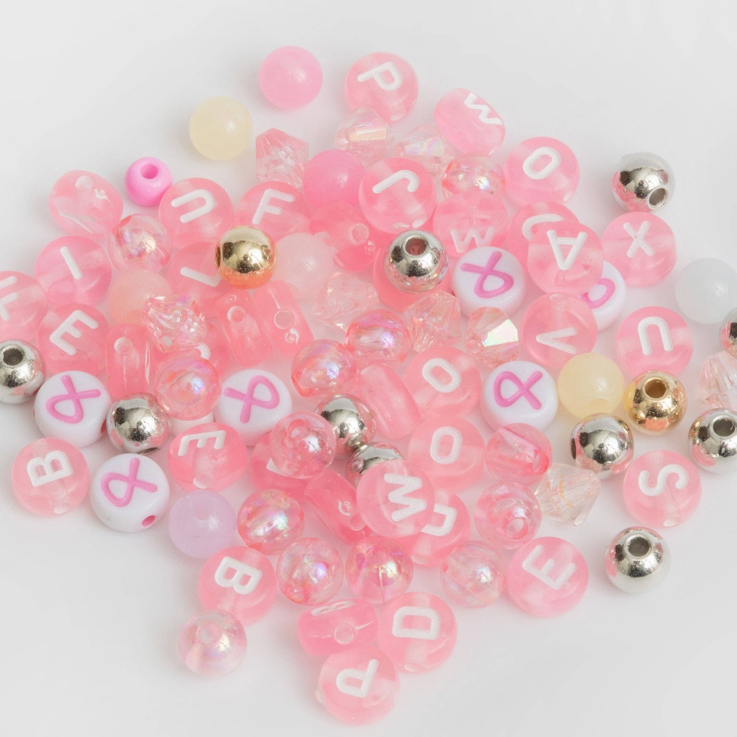 Susan G. Komen Breast Cancer Awareness DIY Pink Letter Bead Jar