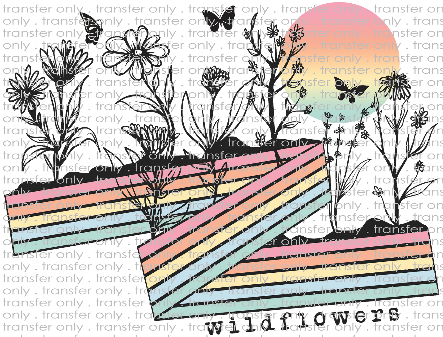 ADV 93 Wildflowers Rainbow Colors