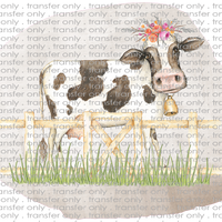 ANM 20 Girl Cow with Fence