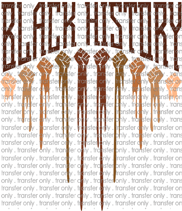 BH 112 Black History Fist Pump Taylored Vinyl