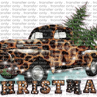 CHR 198 Marquee Christmas Leopard Truck