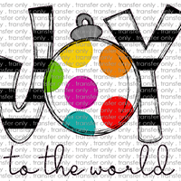 CHR 492 Joy to the World Color Dots
