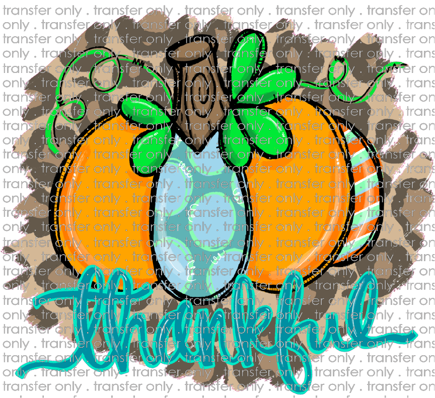 FALL 344 Thankful Colored Pumpkin