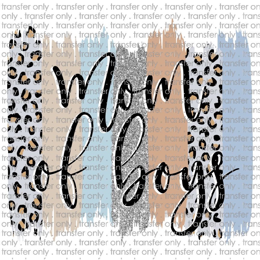 FAM 51 Brush Stroke Mom Of Boy Taylored Vinyl