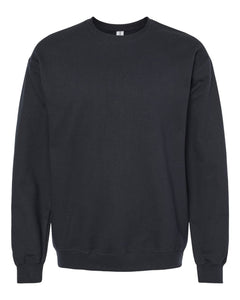 Black - Gildan - Softstyle® Crewneck Sweatshirt - SF000