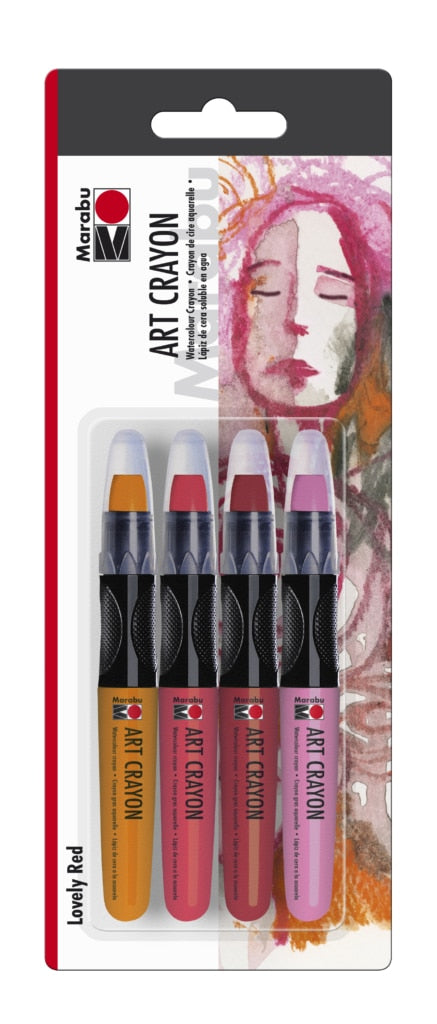 Art Crayon Lovely Red Set