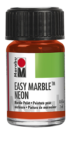 Neon Orange 324 Marabu Easy Marble