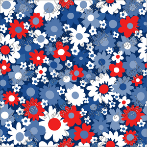 P-FLO-254 Red White and Blue Daisy
