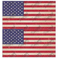 P-USA-24 Distressed American Flag Yellowed