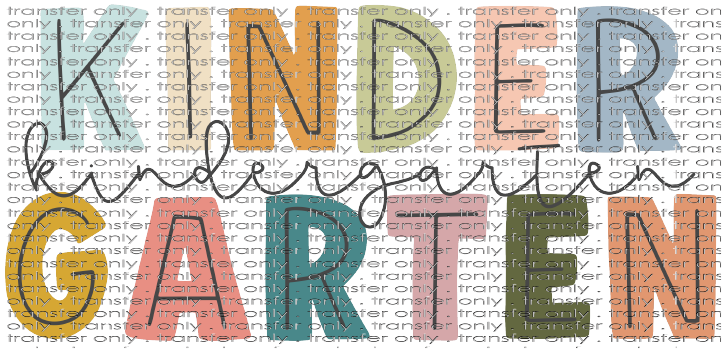 SCH 600 Color Block Kindergarten