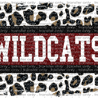SCHMAS 111 Wildcat Leopard Maroon