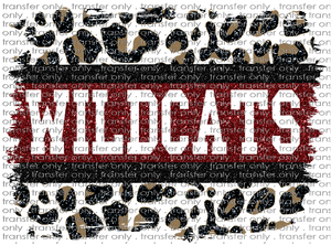 SCHMAS 111 Wildcat Leopard Maroon