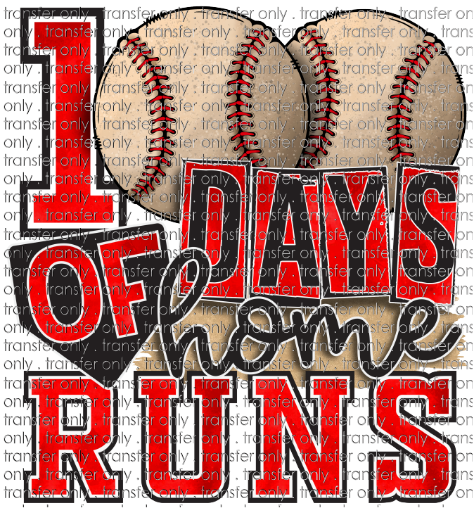 SCH 685 100 Days of Home Runs