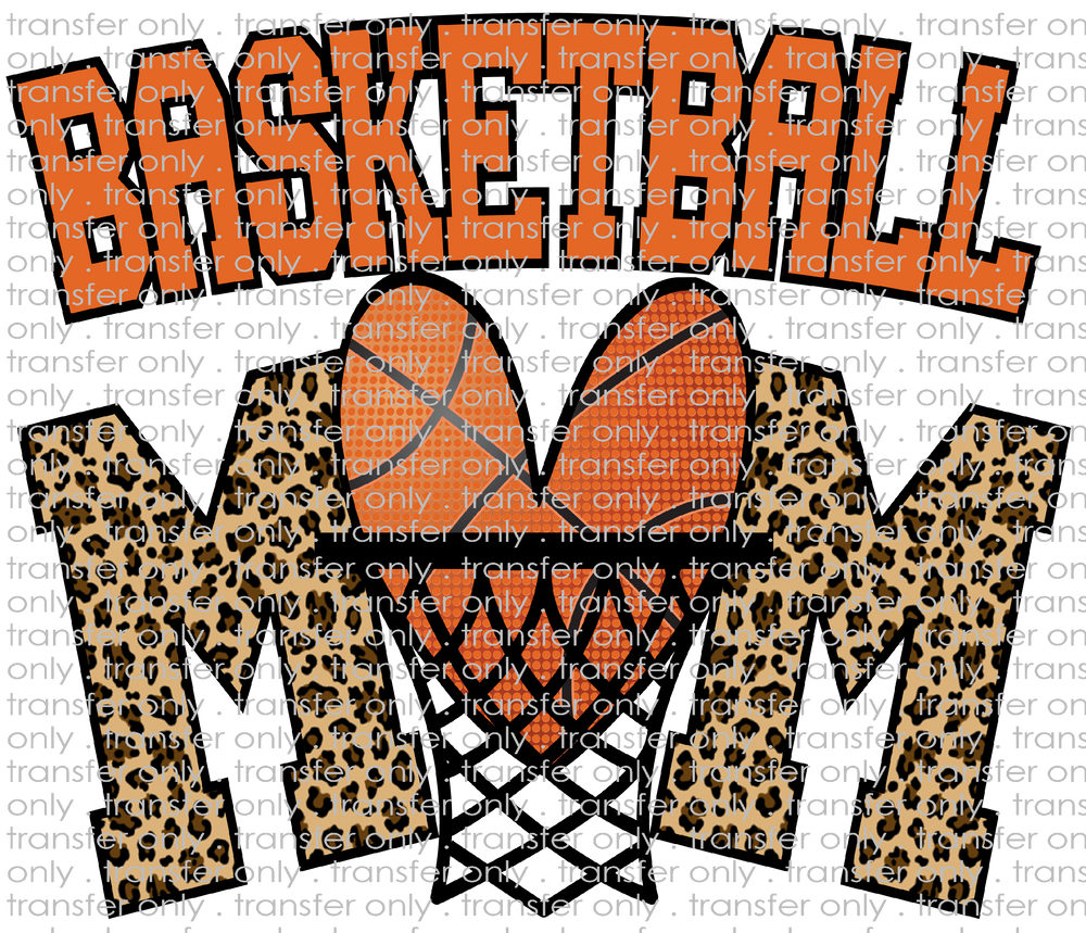 SPT 295 Basketball Mom Brown Leopard