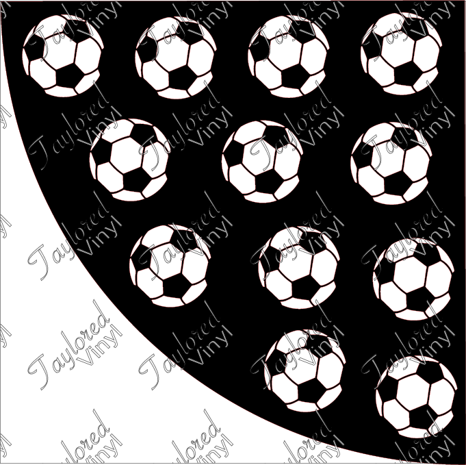 Small Soccer Balls Acrylic Bleach Sleeve Stencil – Taylored Vinyl soccer-ball-sports-diy-cookie-wall-craft-stencil-7-0-inch-walmart-com