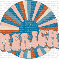 USA 157 Merica Vintage Sunburst