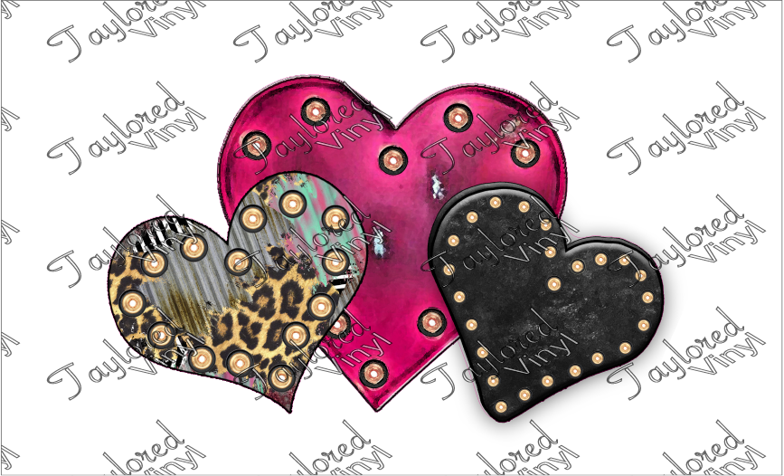 VAL 122 Tri Heart Marquee