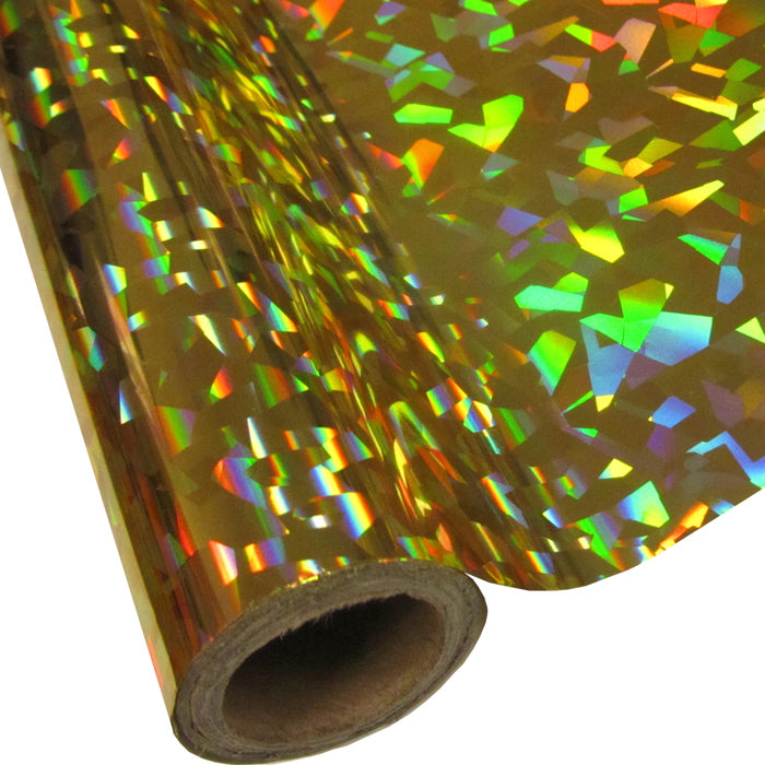 Cracked Ice Gold - Textile Foil