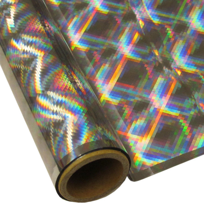 Hyperplaid Silver - Textile Foil