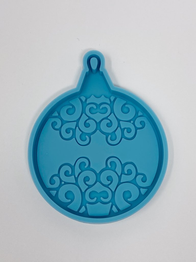 Scroll Pattern Ornament Silicone Mold