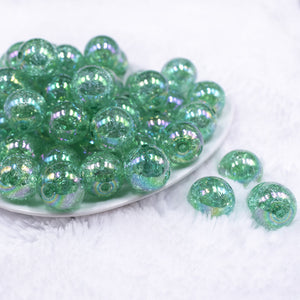 20mm Crackle Bubblegum Beads