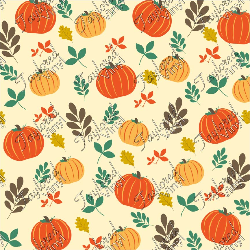 Printed Pattern Vinyl - Autumn/Fall