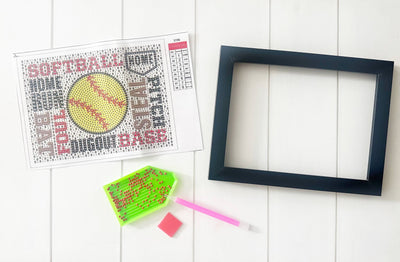 Softball Diamond Art Kit