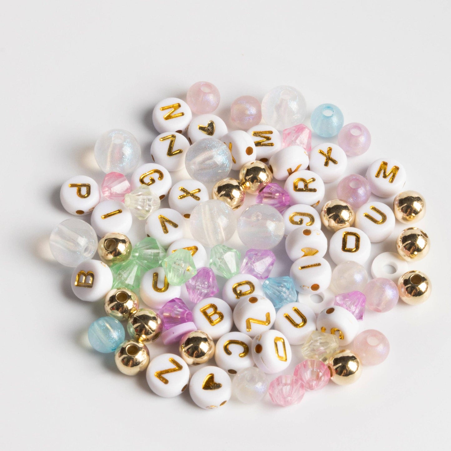 Magic Gold Letter Bead Potion Jar With Enamel Ghost Charm Stretch Jewelry Kit