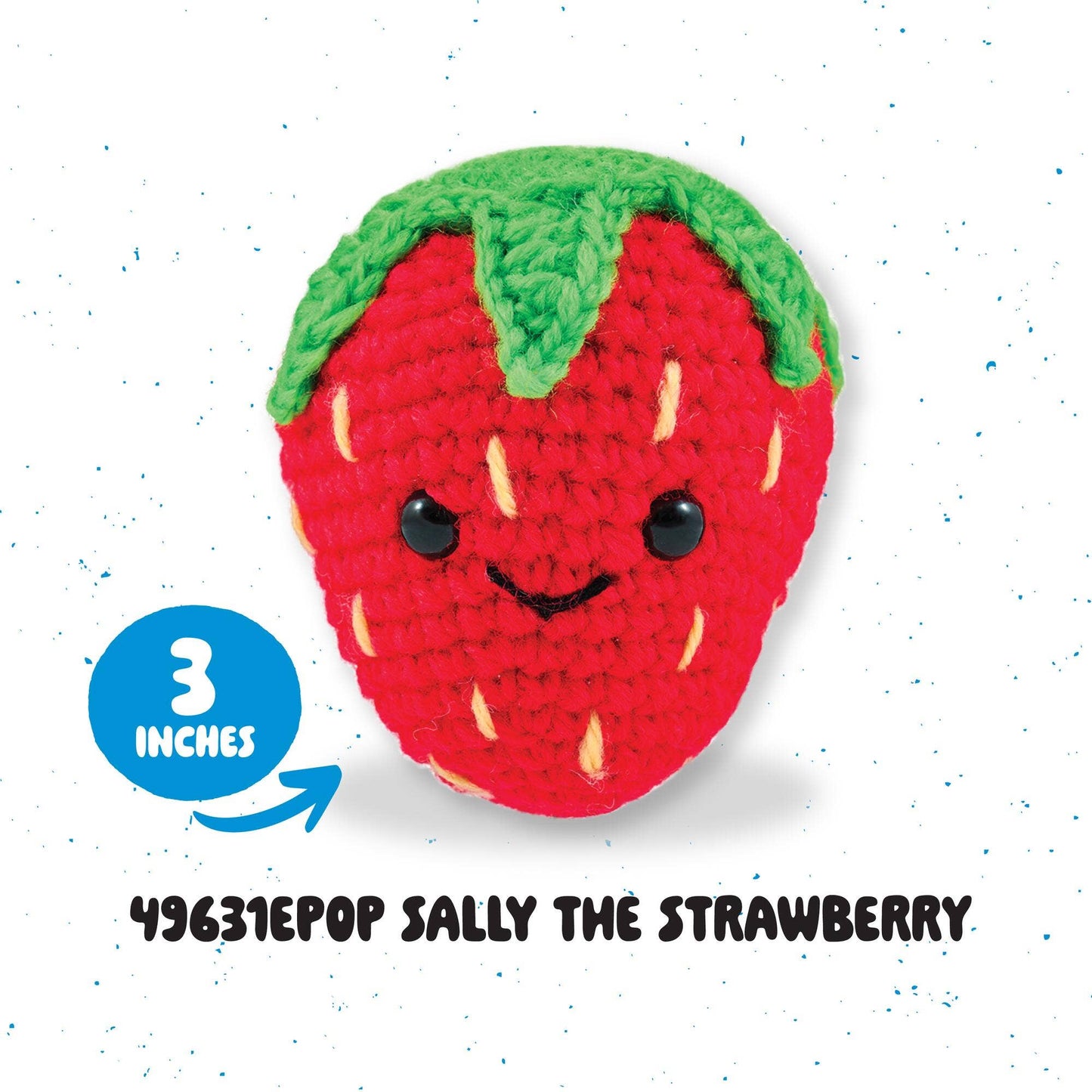Bucilla ® Amigurumi Crochet Kit – Sally the Strawberry 3”