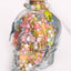 BOO Round Glow in the Dark Letter Beads Skull DIY Bead Jar