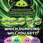 Fun Doh Glow In Dark Mystery Dumpling Squishy Black Basket