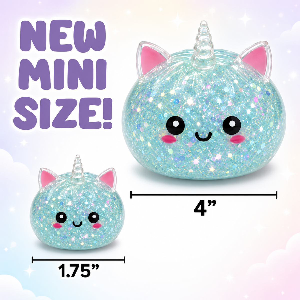 Fun Doh Petite Unicorn Dumpling Squishy Toy - 12/Display