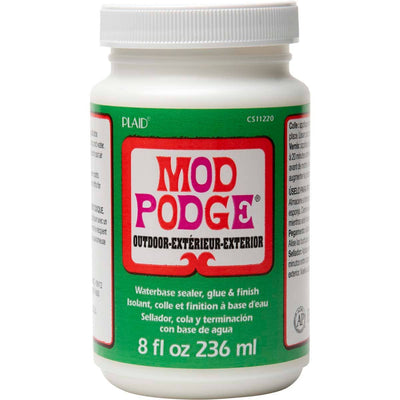 Mod Podge Glue, Sealer, and Finish Outdoor 8oz