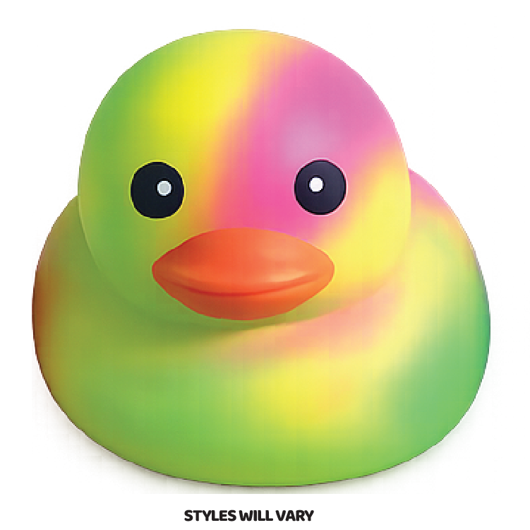 Fun Doh MEGA 5" Squishy Tie Dye Duck Toy Variety