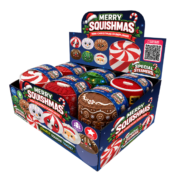 Fun Doh Petite Squishy Christmas Dumplings Toy