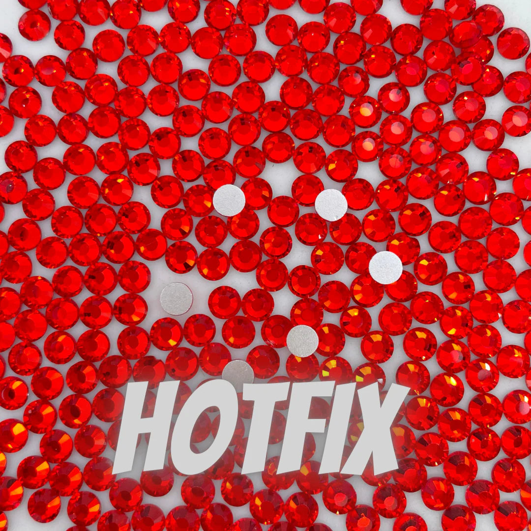 Light Red Hotfix Rhinestones