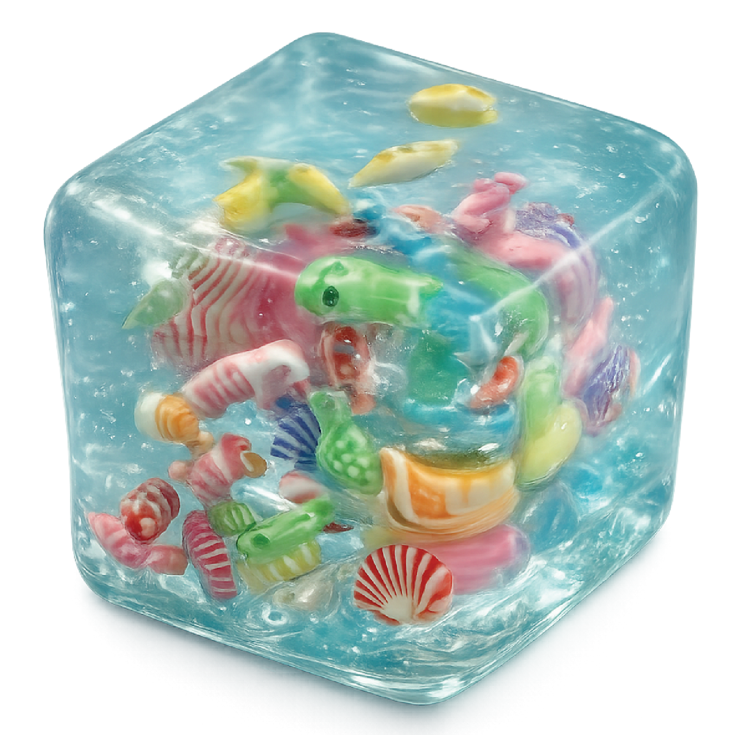 Fun Doh Squishy Cube Crush Fidget Toy Variety