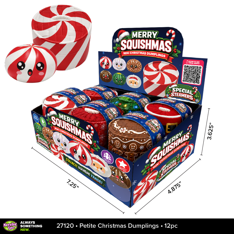 Fun Doh Petite Squishy Christmas Dumplings Toy