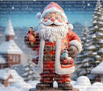 3D-CHR-12 Santa Claus 3 Tumbler Wrap