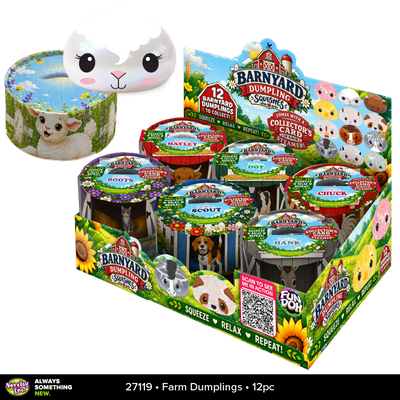 Fun Doh Farm Barnyard Squishy Dumpling Toy
