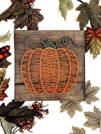Pumpkin DIY String Art Kit