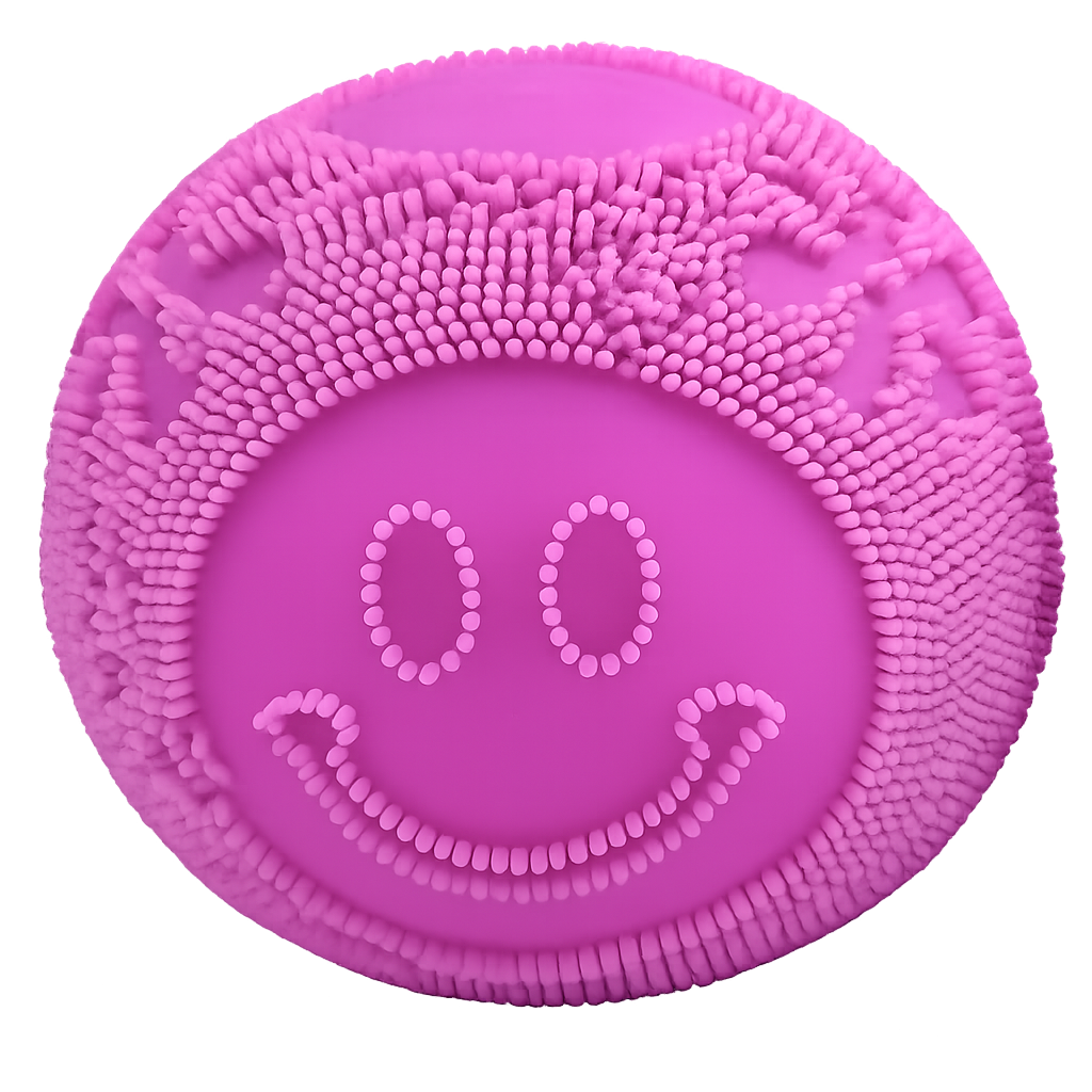 Fun Doh Fuzzy Face Squishy Sensory Toy