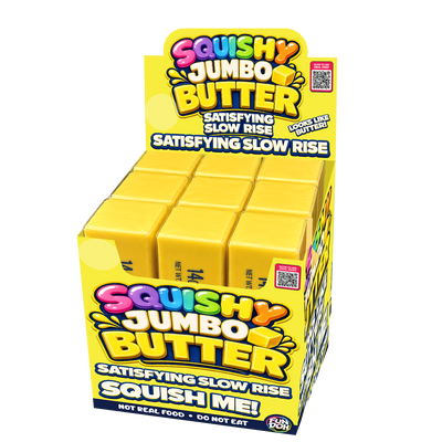 Fun Doh 10" JUMBO Butter Squish Slow Rise Toy
