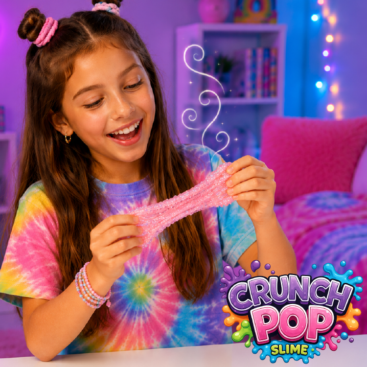 Fun Doh Crunch Pop Color Sensory Squishy Slime - 12/Display