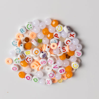 Pink Ghost Round Bead Jar